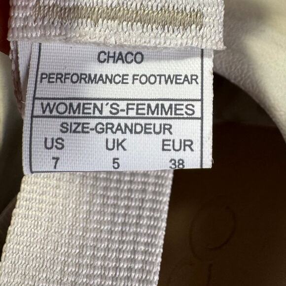 Chaco White/Beige Clog Sandal Women’s Size 7 US NWOT - Picture 8 of 8